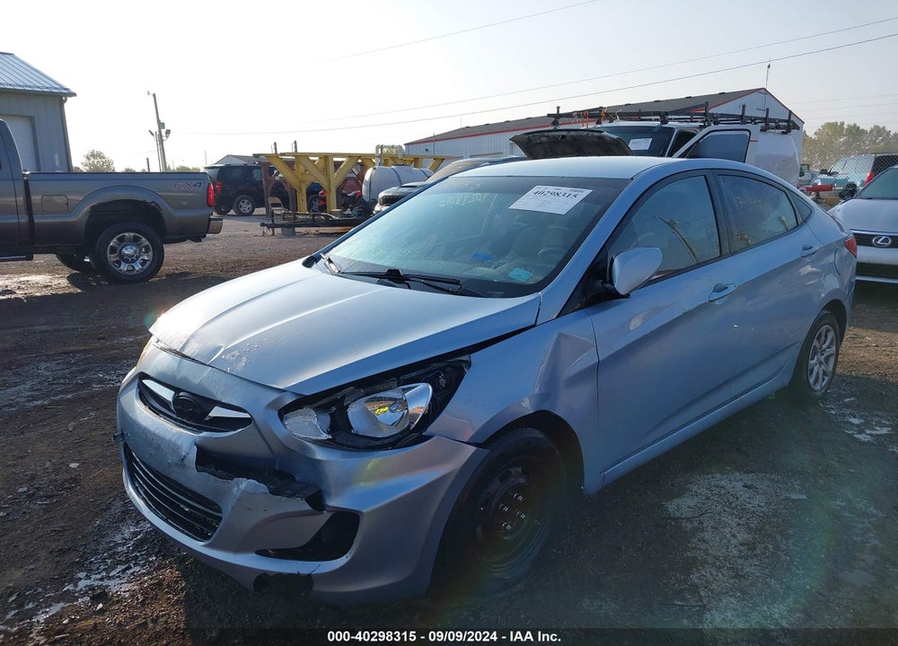 2012 HYUNDAI ACCENT GLS VIN: KMHCT4AE0CU242902