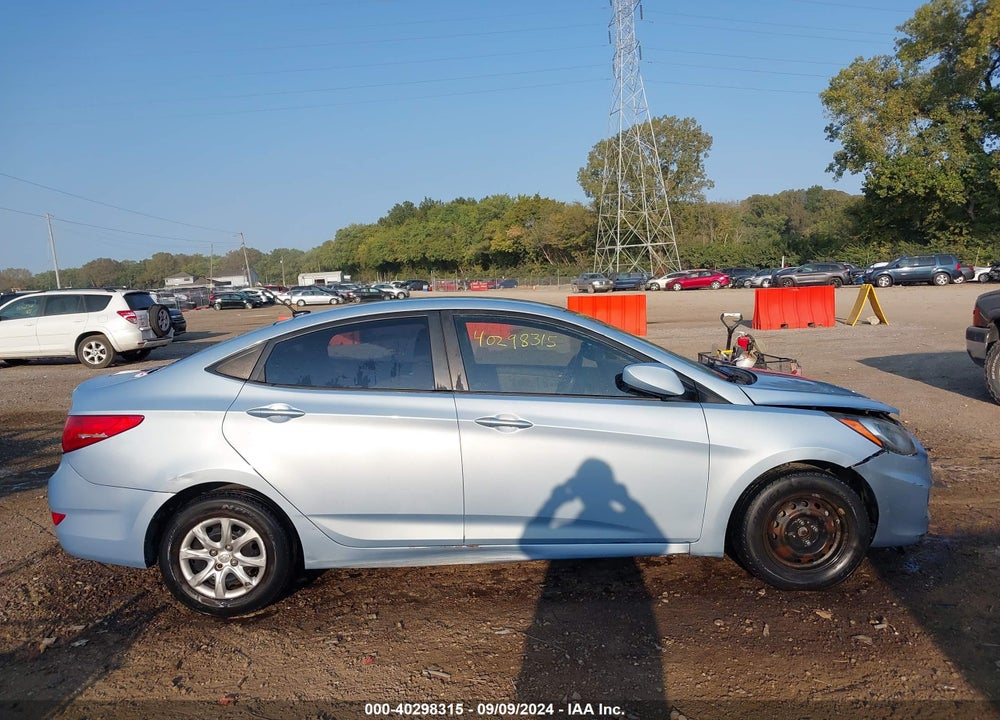2012 HYUNDAI ACCENT GLS VIN: KMHCT4AE0CU242902