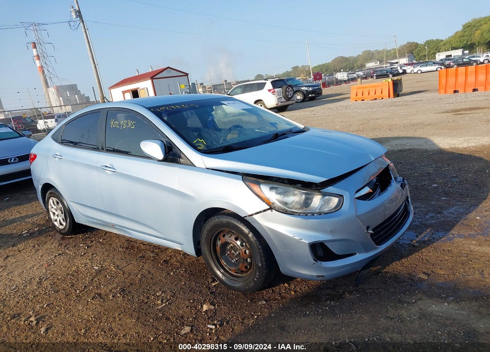 2012 HYUNDAI ACCENT GLS VIN: KMHCT4AE0CU242902