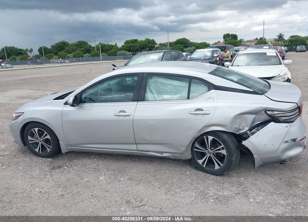 2021 NISSAN SENTRA SV XTRONIC CVT VIN: 3N1AB8CV0MY309647