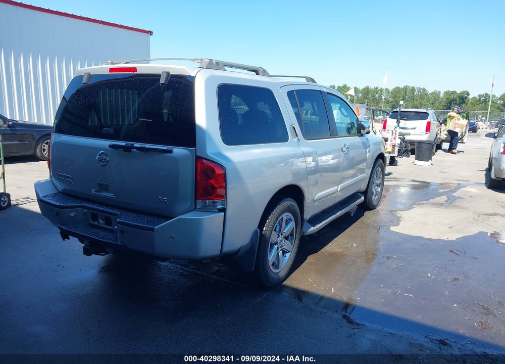 2004 NISSAN PATHFINDER ARMADA SE VIN: 5N1AA08A74N709527