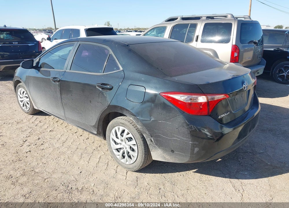 2019 TOYOTA COROLLA LE VIN: 5YFBURHE1KP887859