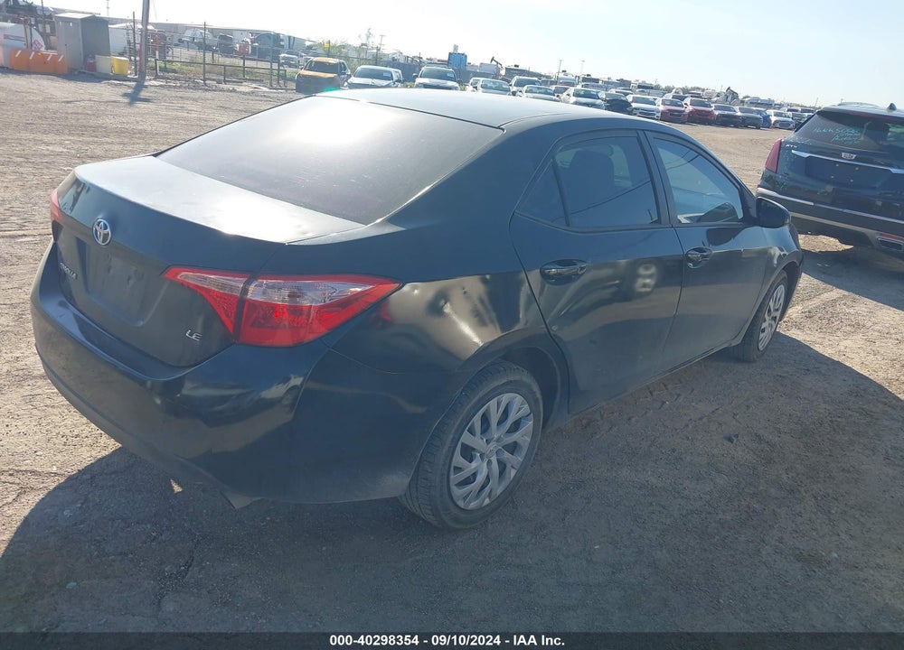 2019 TOYOTA COROLLA LE VIN: 5YFBURHE1KP887859