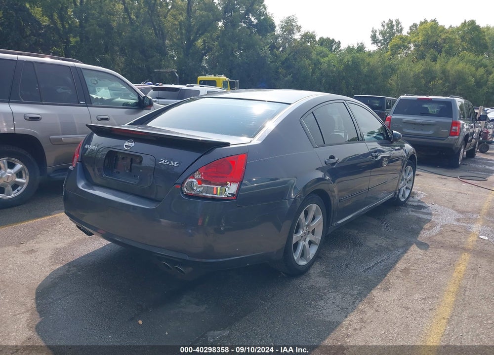 2008 NISSAN MAXIMA 3.5 SE VIN: 1N4BA41E58C809081