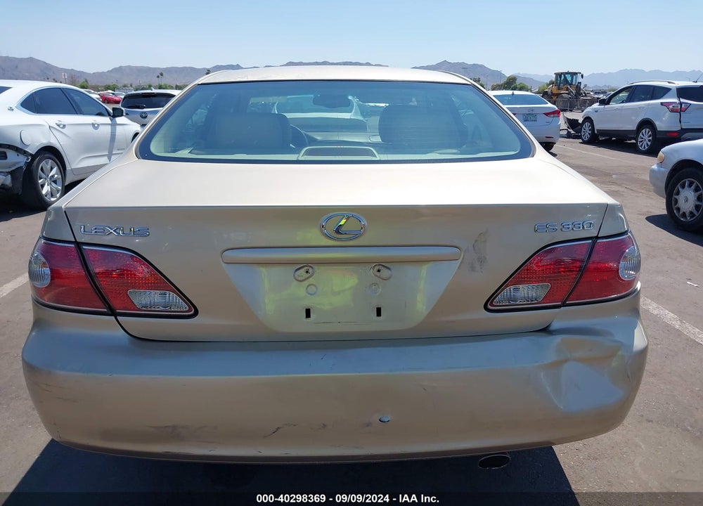 2004 LEXUS ES 330 VIN: JTHBA30G245032993