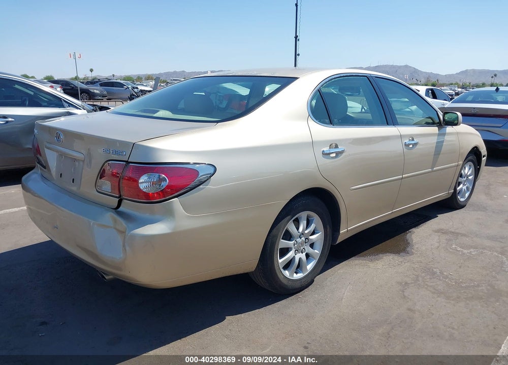2004 LEXUS ES 330 VIN: JTHBA30G245032993