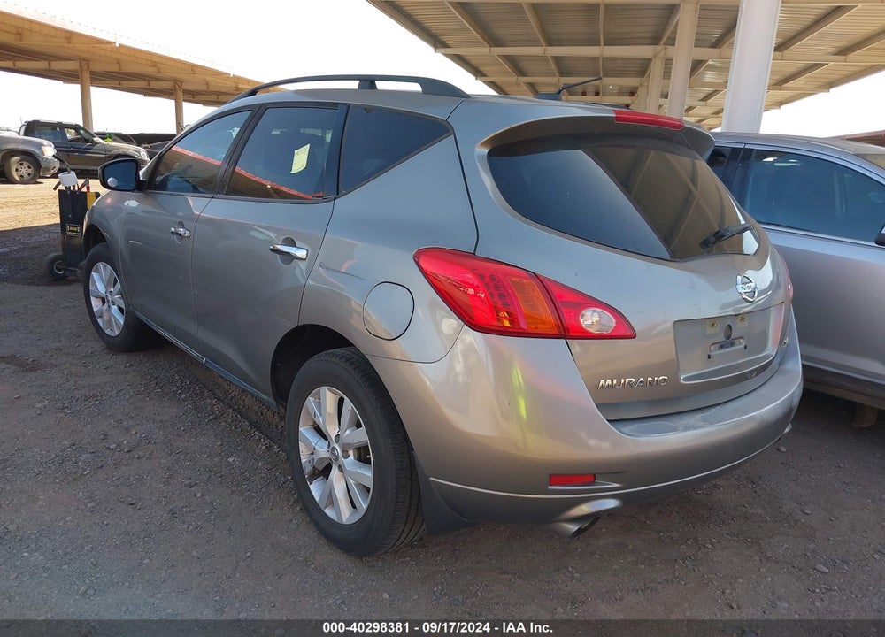 2010 NISSAN MURANO SL VIN: JN8AZ1MU7AW006023