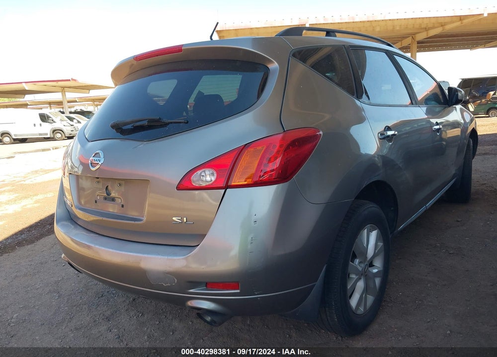 2010 NISSAN MURANO SL VIN: JN8AZ1MU7AW006023