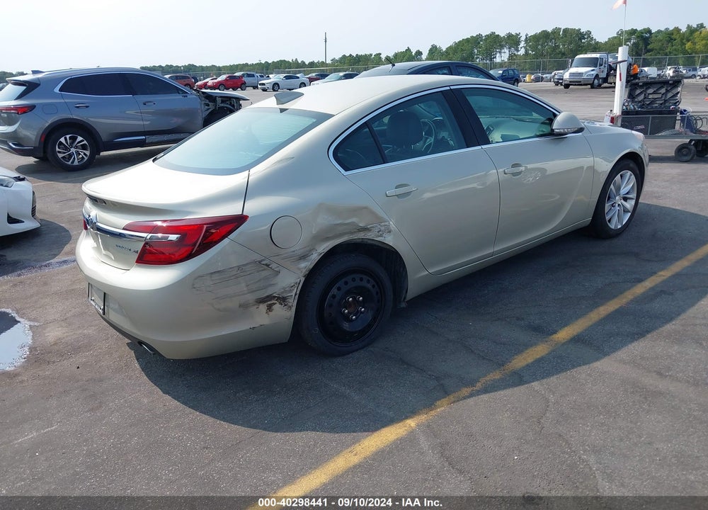 2016 BUICK REGAL TURBO VIN: 2G4GK5EX4G9112534