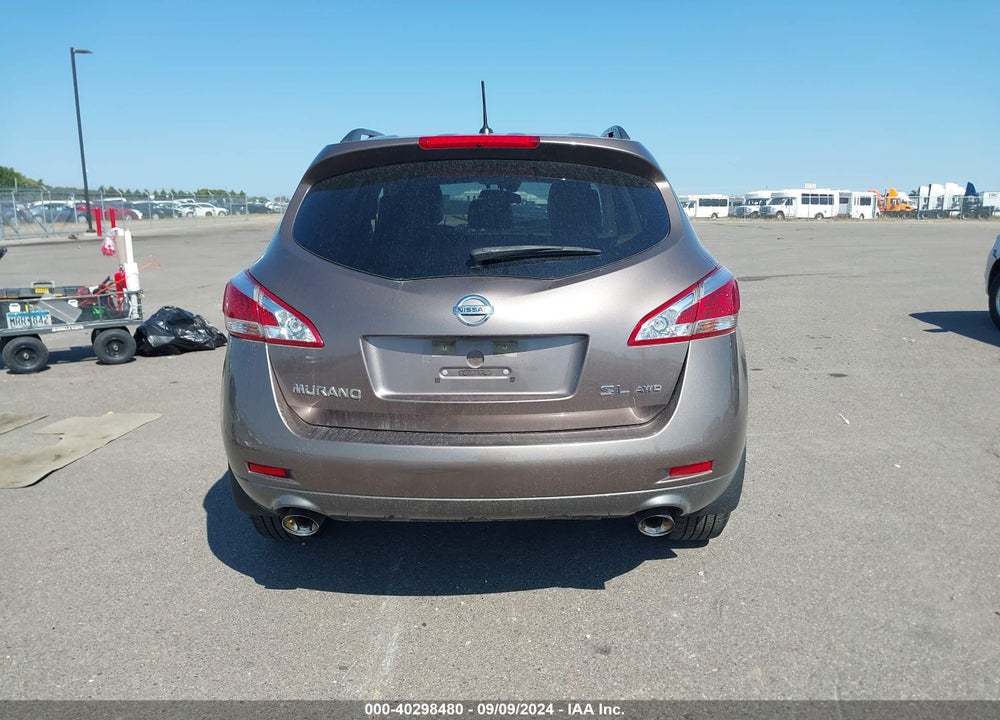 2014 NISSAN MURANO SL VIN: JN8AZ1MW8EW512287
