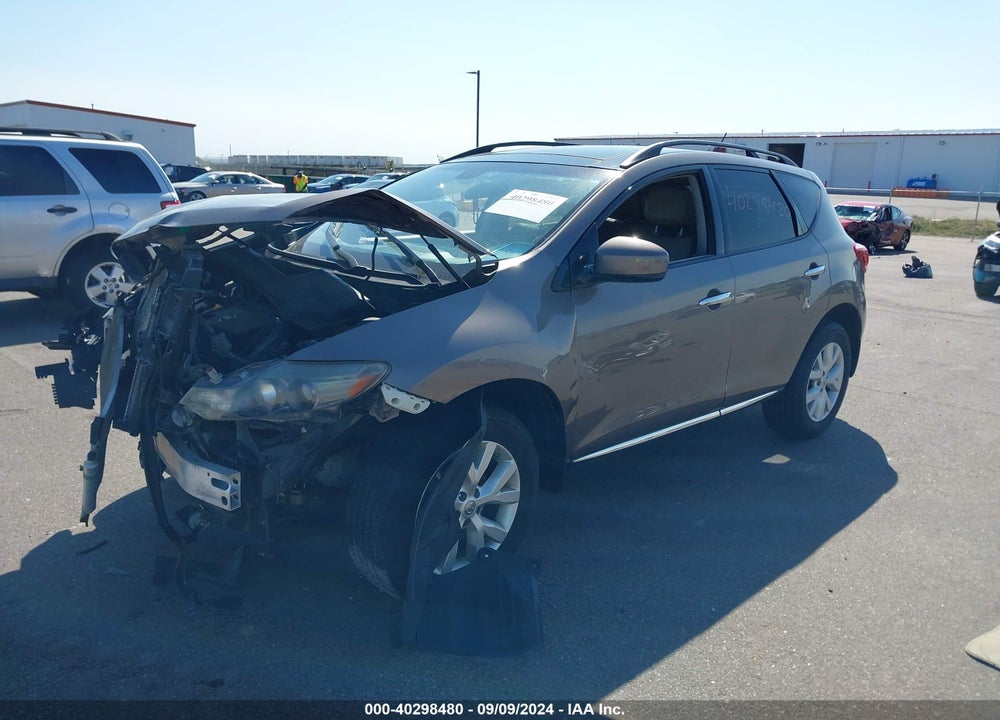 2014 NISSAN MURANO SL VIN: JN8AZ1MW8EW512287