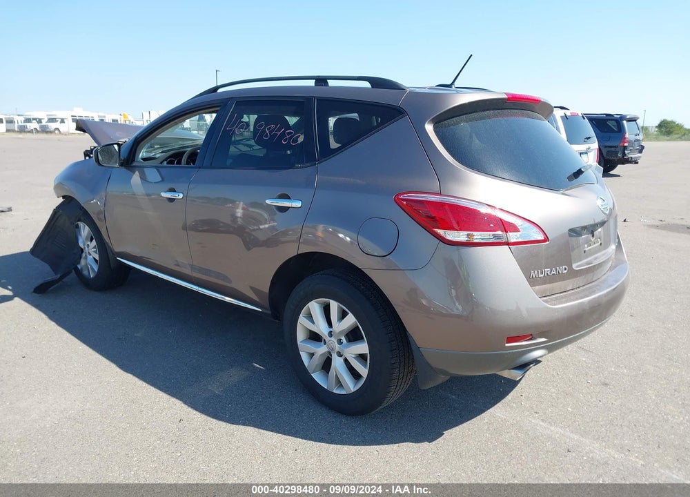 2014 NISSAN MURANO SL VIN: JN8AZ1MW8EW512287