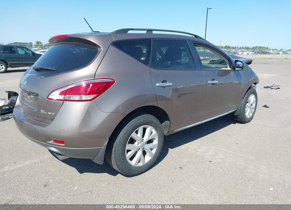 2014 NISSAN MURANO SL VIN: JN8AZ1MW8EW512287