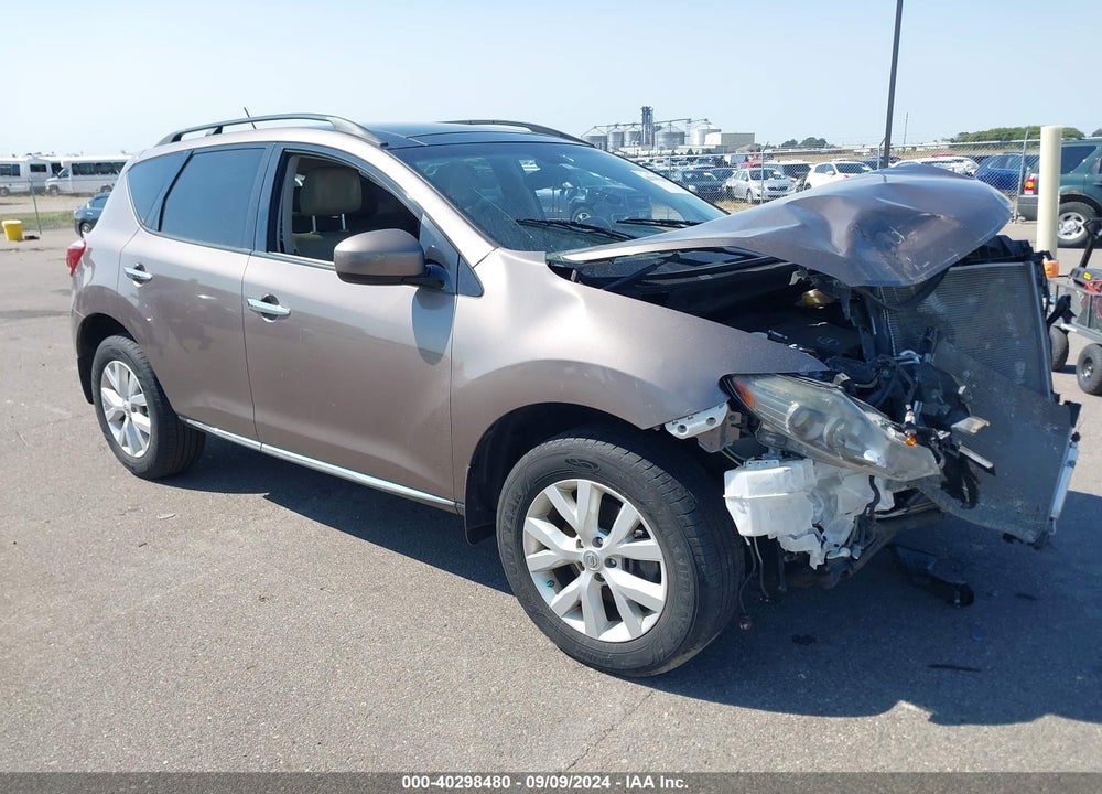2014 NISSAN MURANO SL VIN: JN8AZ1MW8EW512287