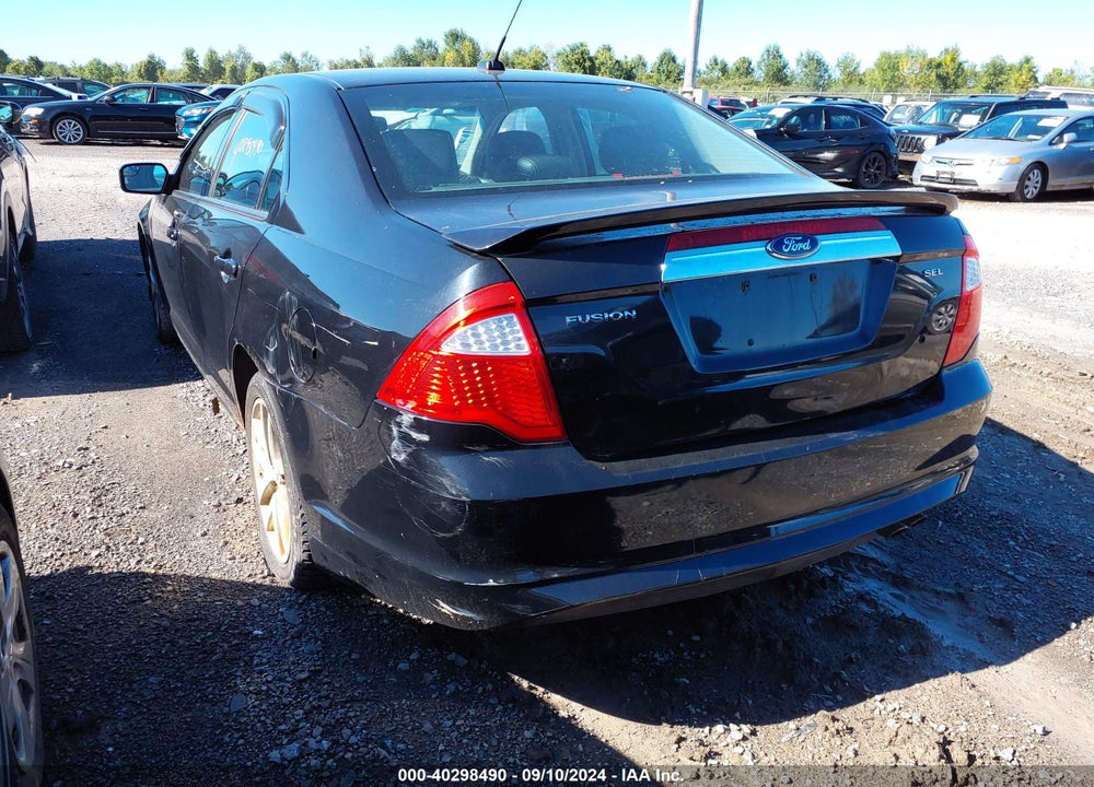 2011 FORD FUSION SEL VIN: 3FAHP0JA4BR255555