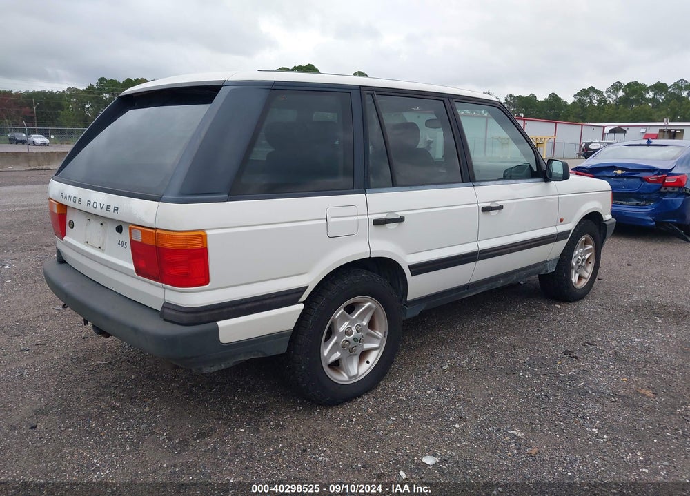1999 LAND ROVER RANGE ROVER 4.0/4.0 SE/4.0S VIN: SALPA1248XA405750
