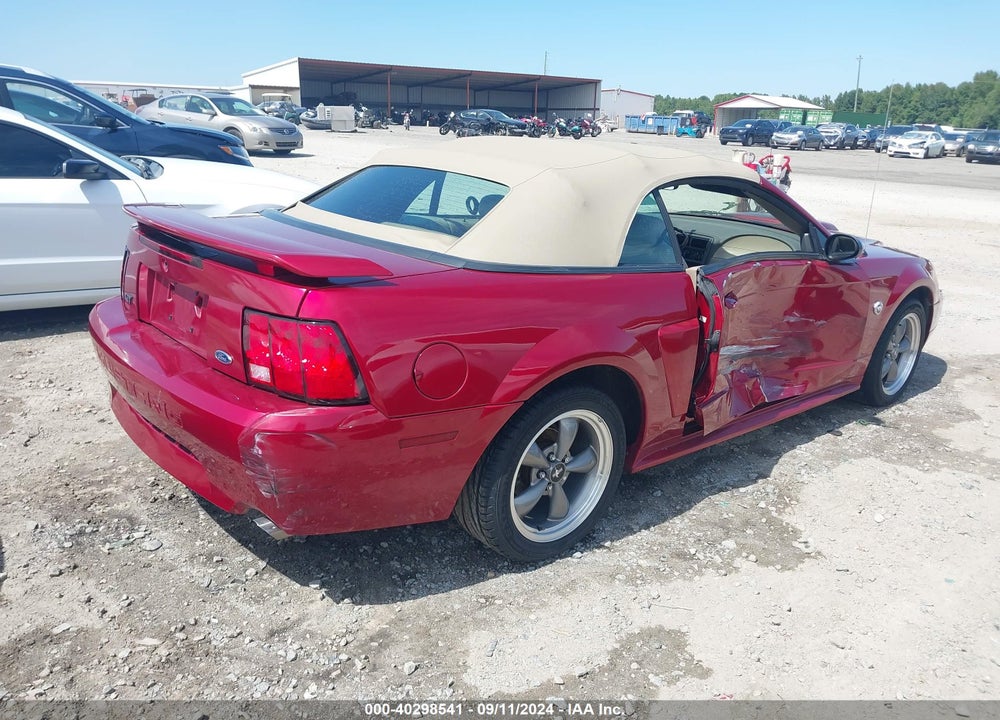 2004 FORD MUSTANG GT VIN: 1FAFP45X44F236503