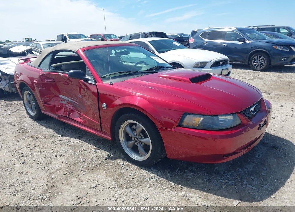 2004 FORD MUSTANG GT VIN: 1FAFP45X44F236503