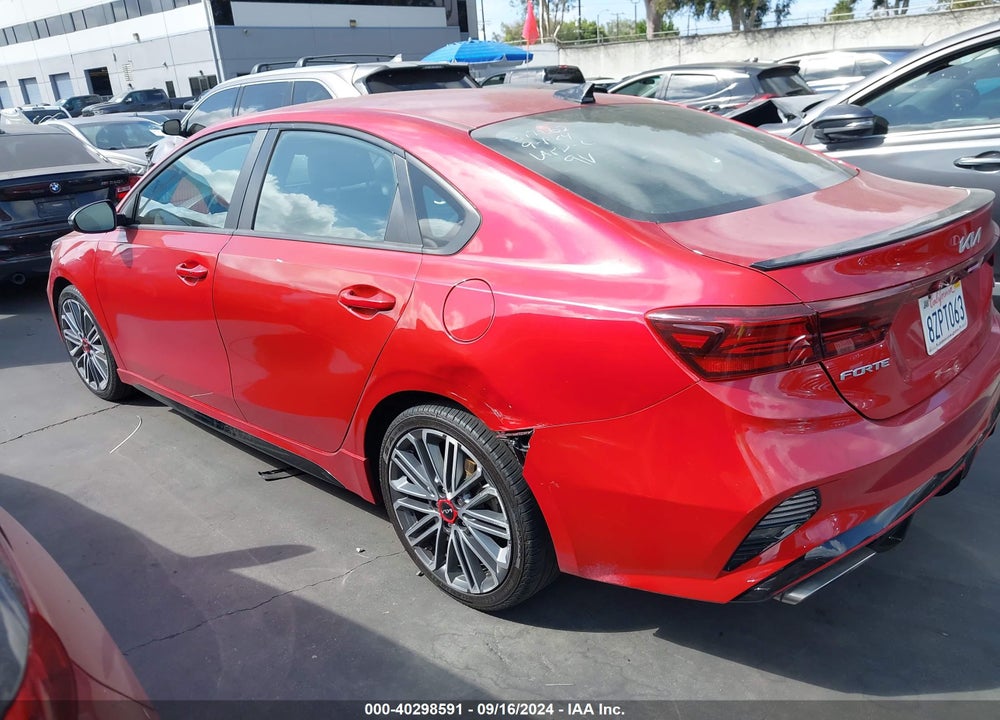 2022 KIA FORTE GT VIN: 3KPF44AC8NE435278