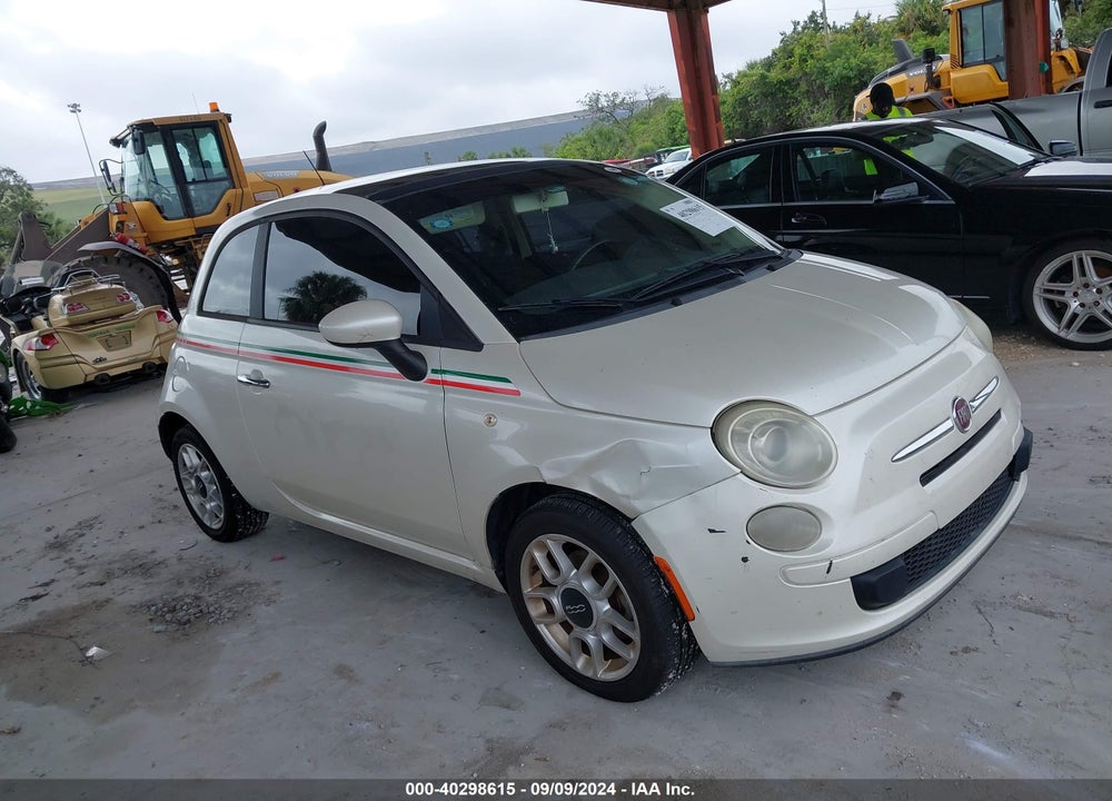 2012 FIAT 500 POP VIN: 3C3CFFAR0CT103796