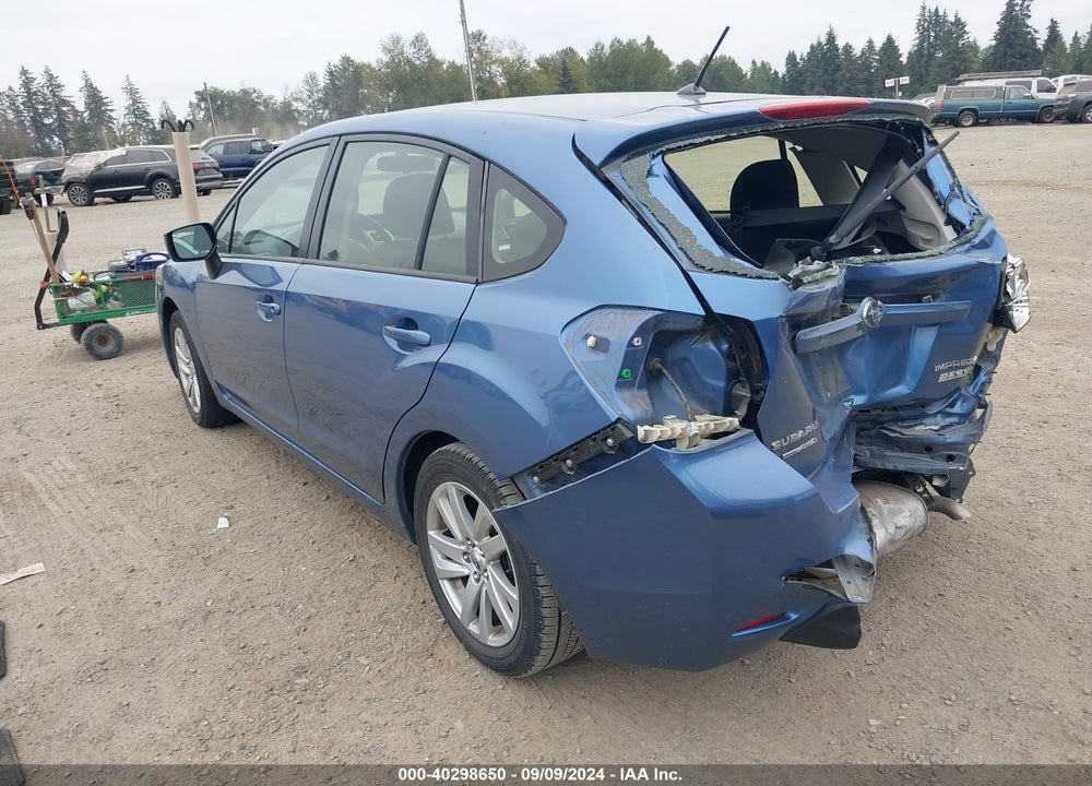 2016 SUBARU IMPREZA 2.0I PREMIUM VIN: JF1GPAB66G8293275