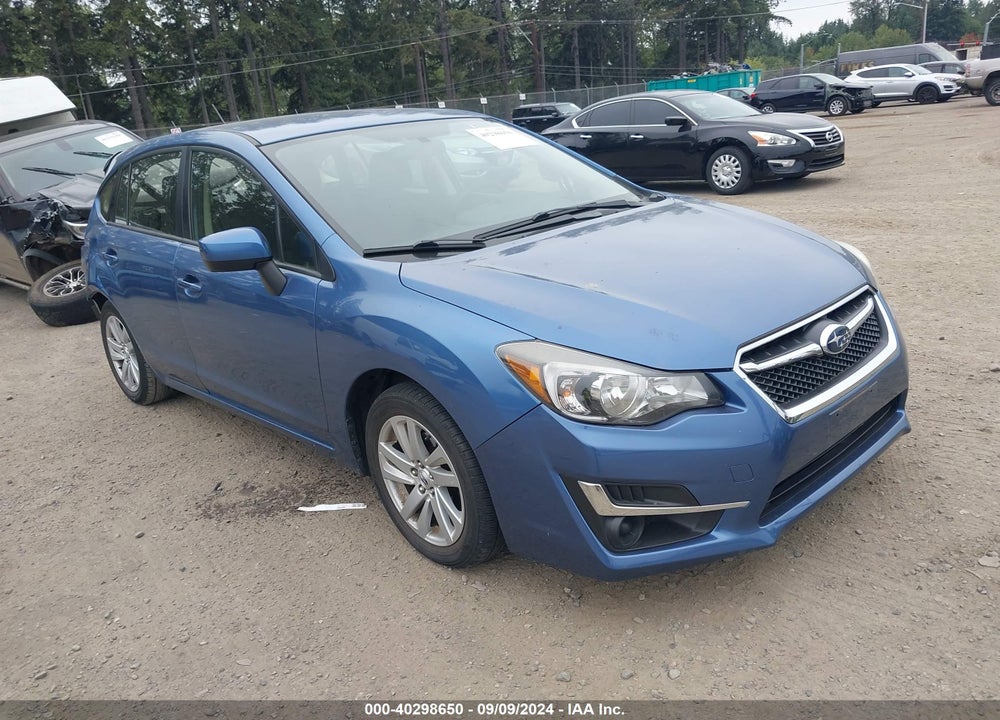 2016 SUBARU IMPREZA 2.0I PREMIUM VIN: JF1GPAB66G8293275