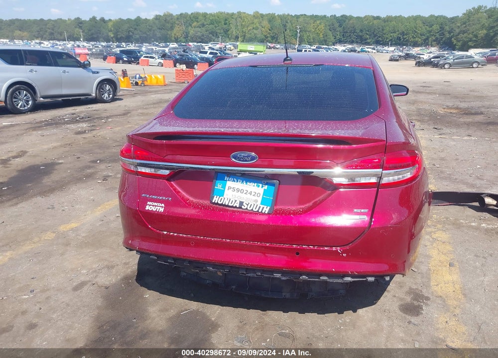 2017 FORD FUSION PLATINUM VIN: 3FA6P0D99HR231494