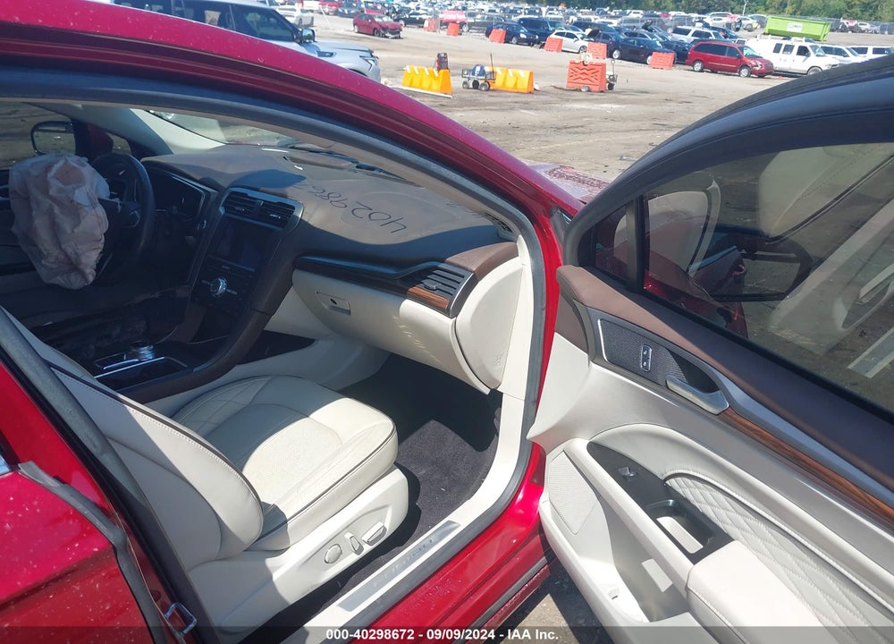 2017 FORD FUSION PLATINUM VIN: 3FA6P0D99HR231494