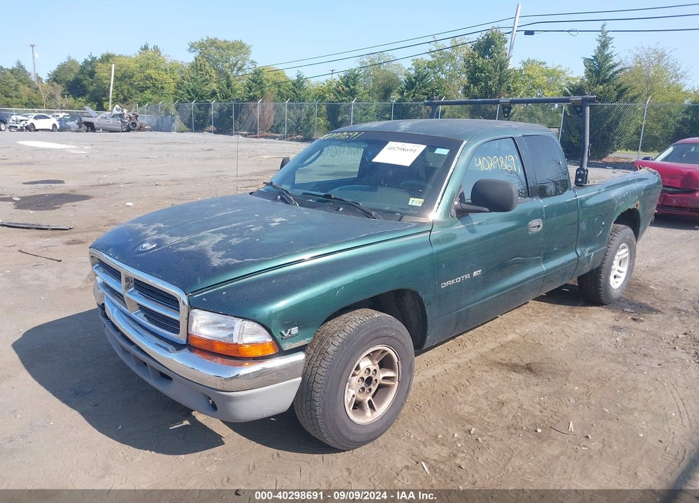 2000 DODGE DAKOTA SLT/SPORT VIN: 1B7GL22X2YS700484