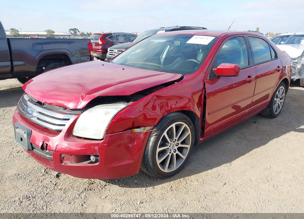 2008 FORD FUSION SE VIN: 3FAHP07Z88R186262