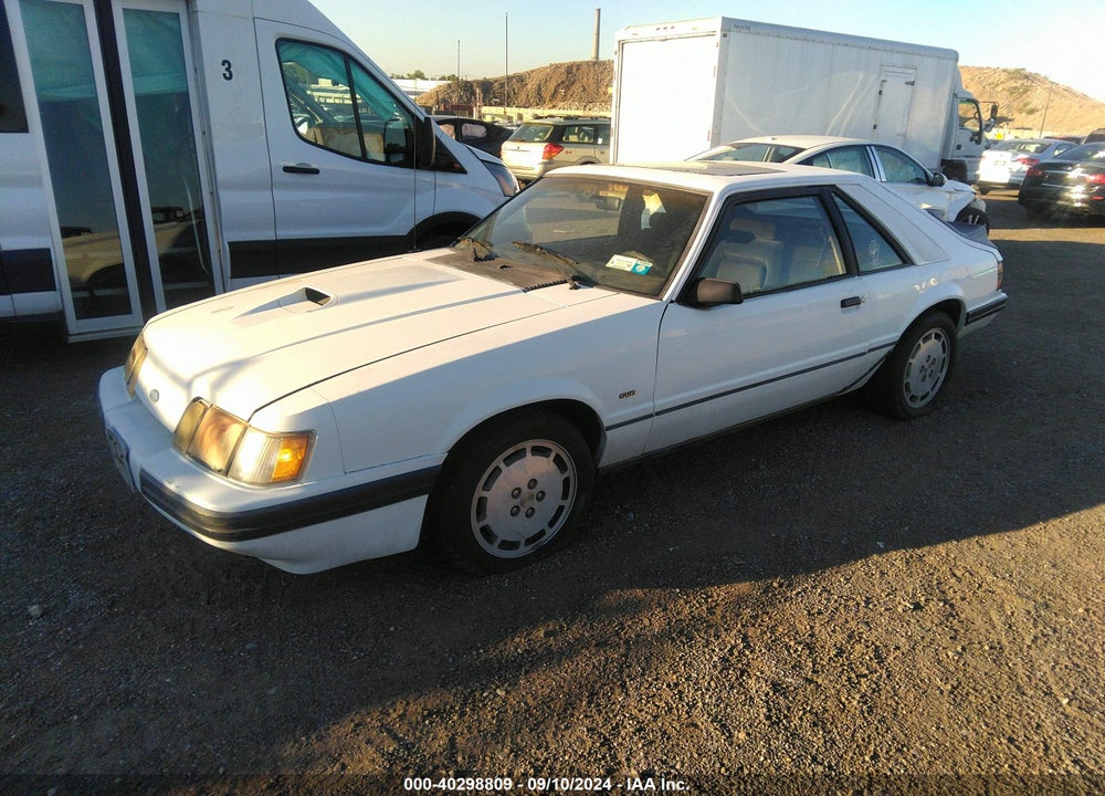 1986 FORD MUSTANG SVO VIN: 1FABP28T5GF204773