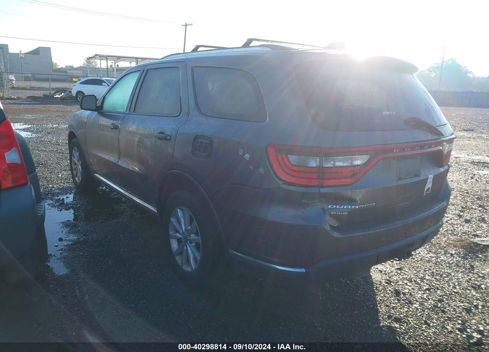 2014 DODGE DURANGO SXT VIN: 1C4RDJAG7EC397385