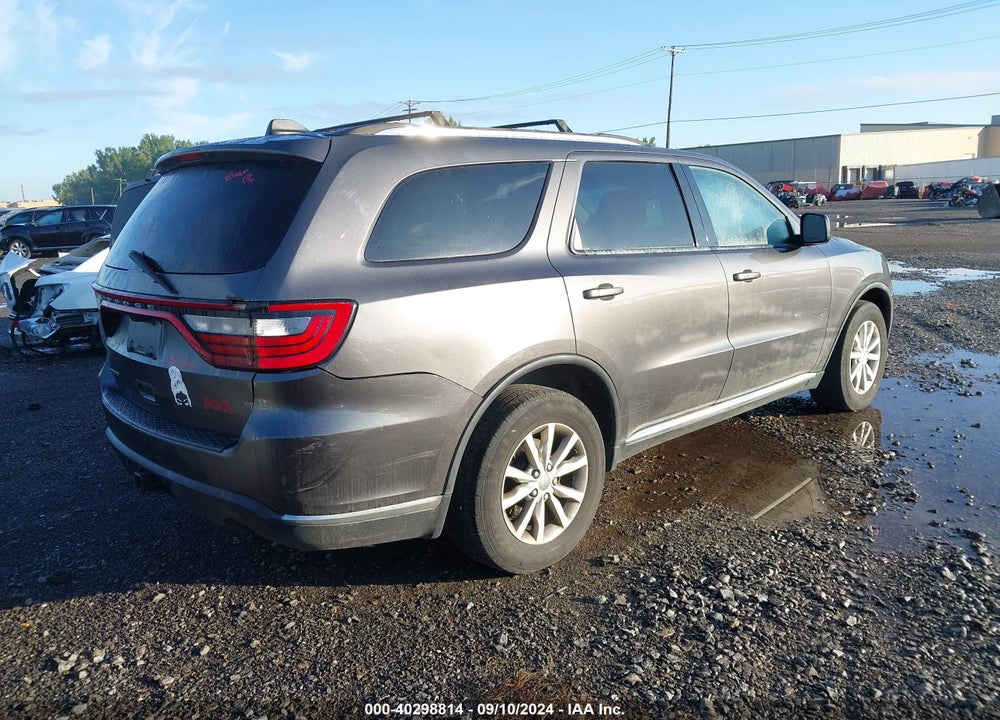 2014 DODGE DURANGO SXT VIN: 1C4RDJAG7EC397385