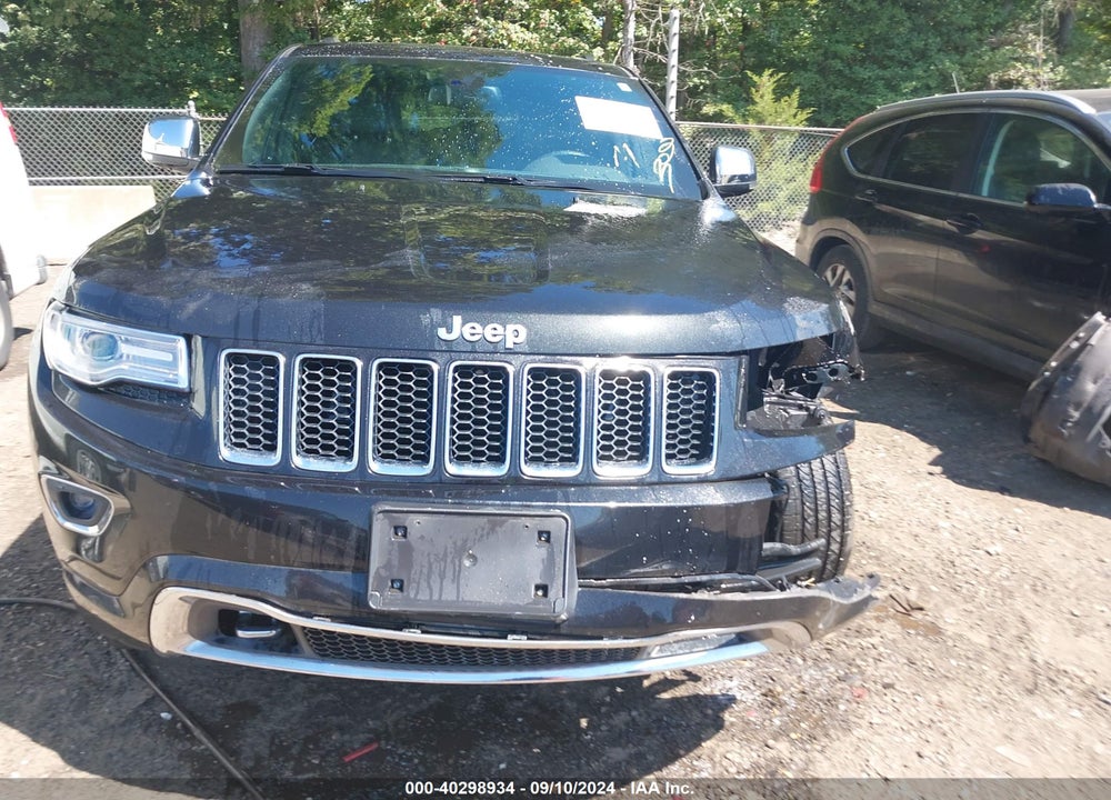 2014 JEEP GRAND CHEROKEE OVERLAND VIN: 1C4RJFCG4EC584800
