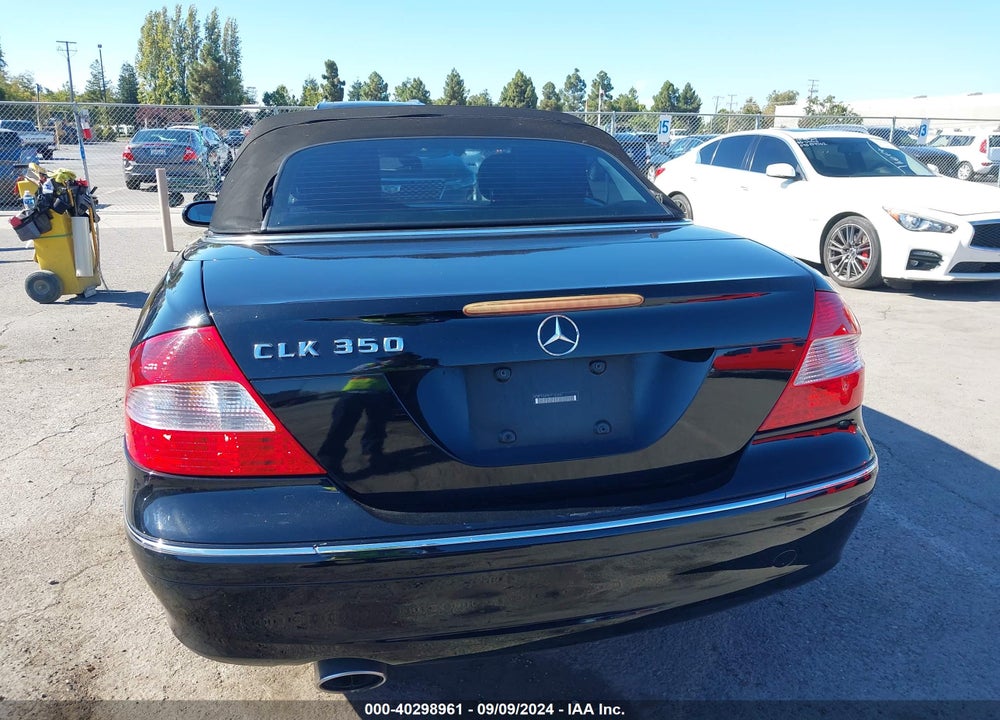 2009 MERCEDES-BENZ CLK 350 VIN: WDBTK56F89T106867
