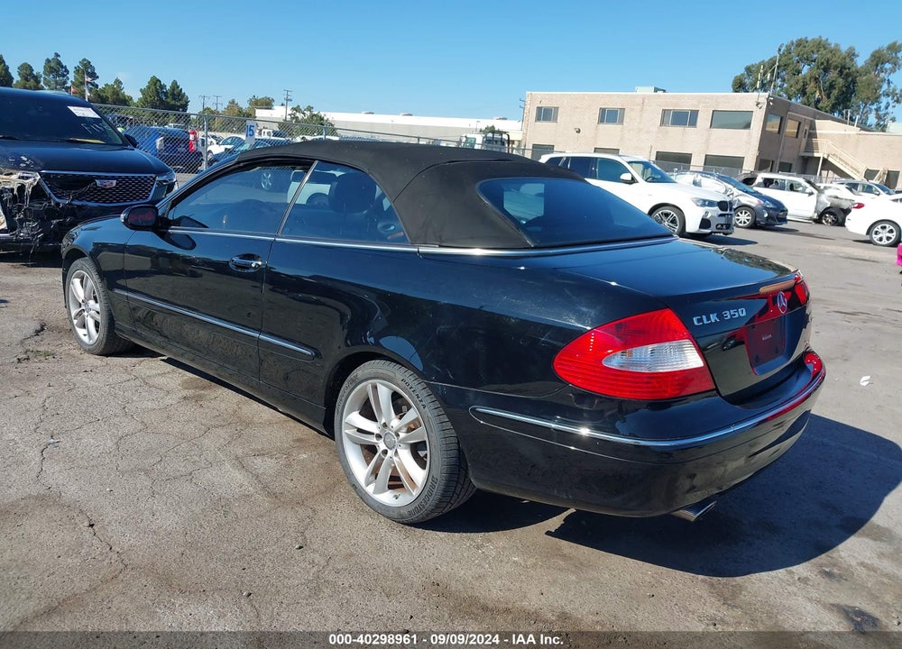2009 MERCEDES-BENZ CLK 350 VIN: WDBTK56F89T106867