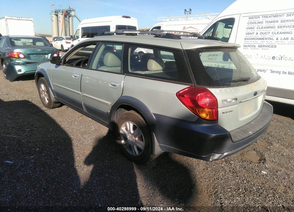 2005 SUBARU OUTBACK 2.5I LIMITED VIN: 4S4BP62C957356536