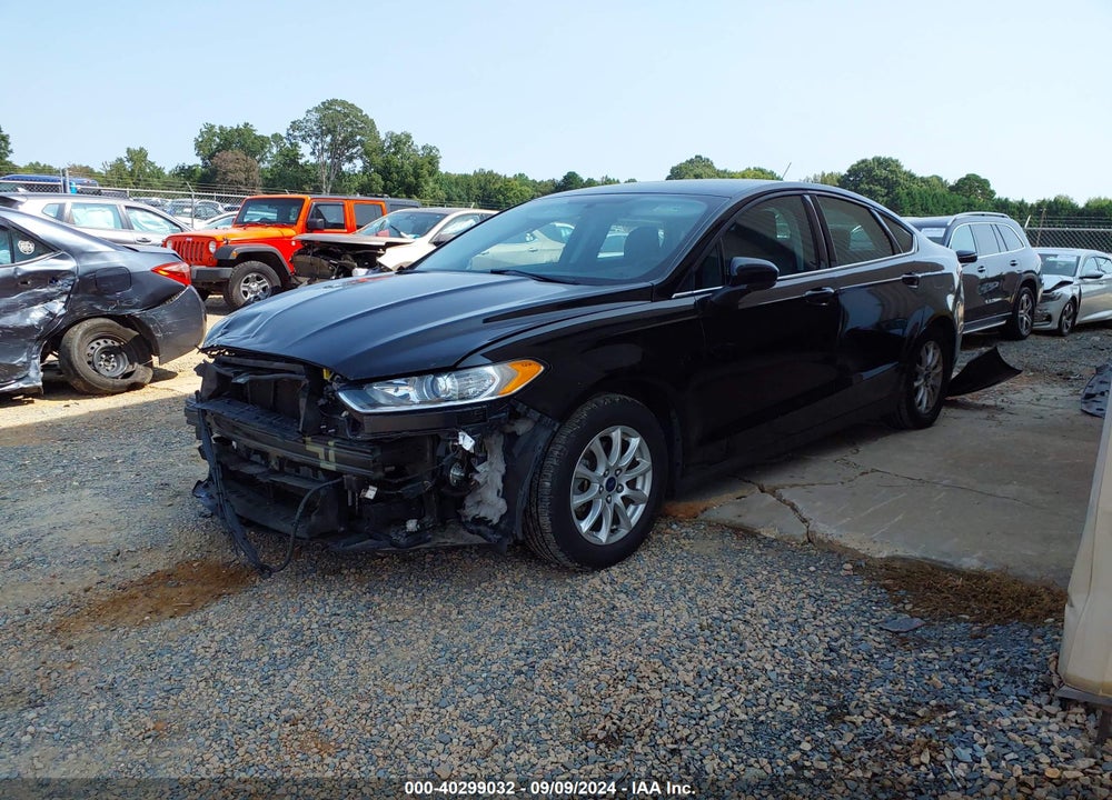 2016 FORD FUSION S VIN: 3FA6P0G7XGR398200
