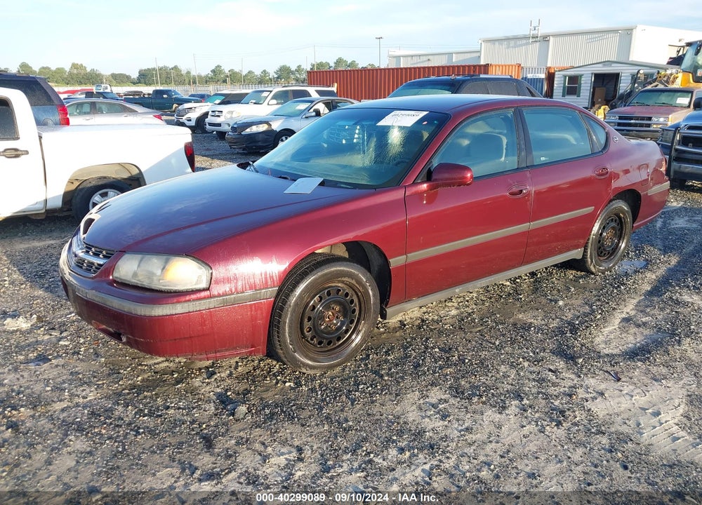 2003 CHEVROLET IMPALA VIN: 2G1WF52EX39142602