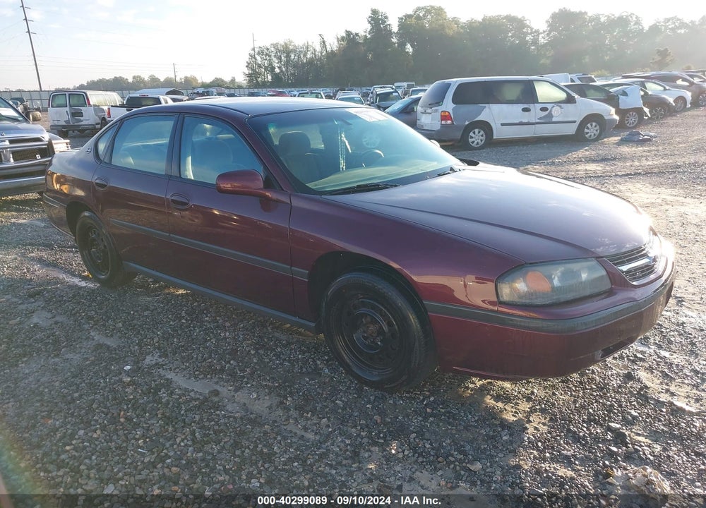 2003 CHEVROLET IMPALA VIN: 2G1WF52EX39142602