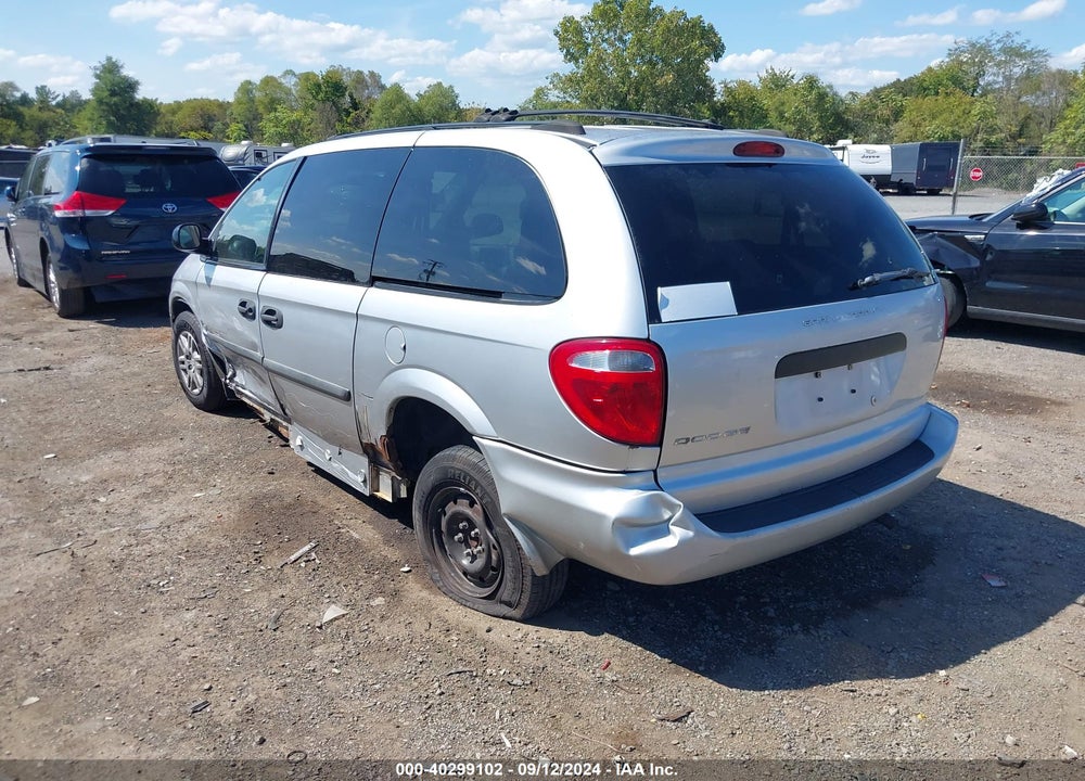 2005 DODGE GRAND CARAVAN SE VIN: 1D4GP24RX5B102743