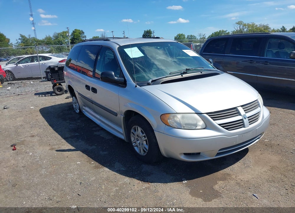 2005 DODGE GRAND CARAVAN SE VIN: 1D4GP24RX5B102743