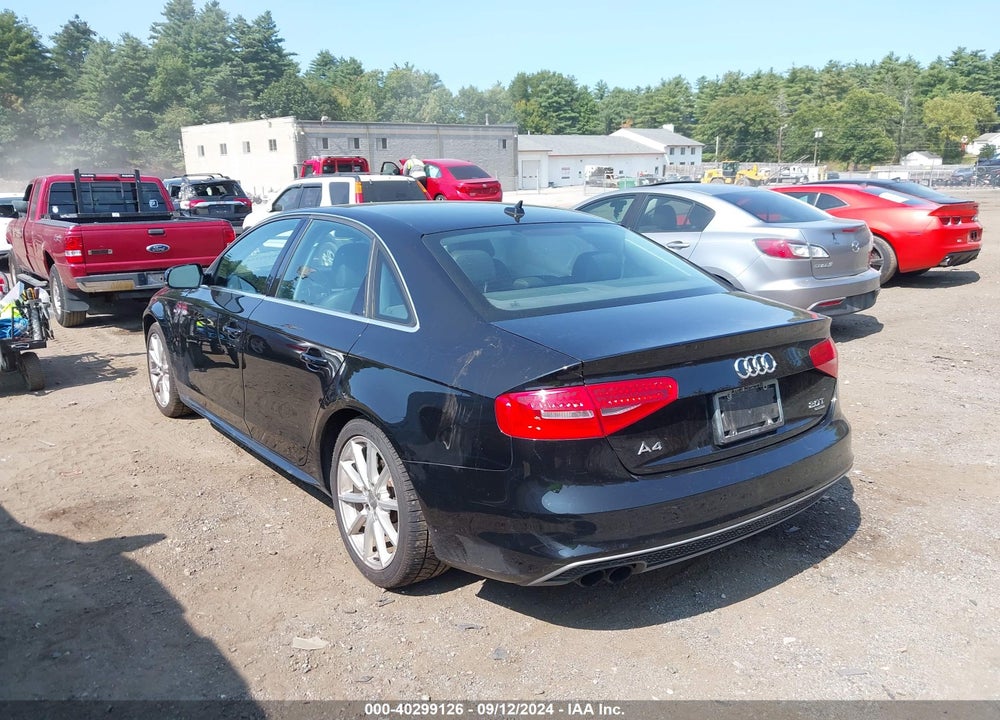 2014 AUDI A4 2.0T PREMIUM VIN: WAUFFAFLXEN012485