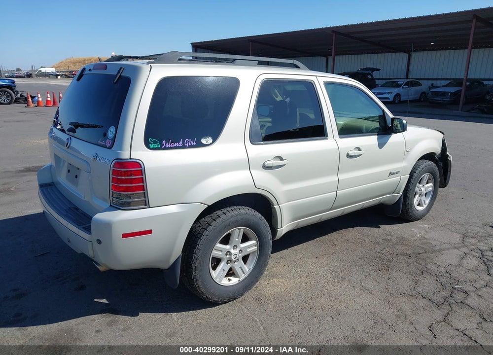 2007 MERCURY MARINER HYBRID VIN: 4M2CU39HX7KJ04239
