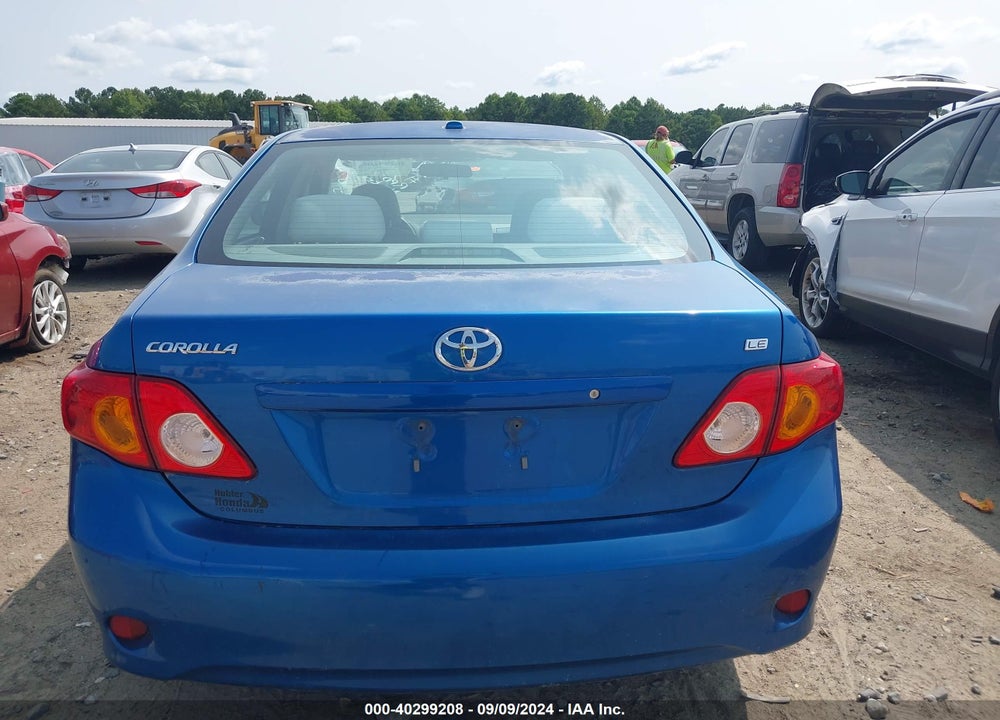 2009 TOYOTA COROLLA LE VIN: 1NXBU40EX9Z001223
