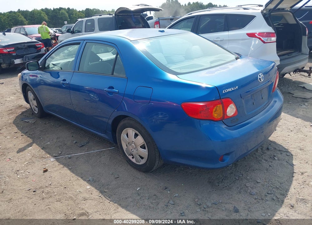 2009 TOYOTA COROLLA LE VIN: 1NXBU40EX9Z001223