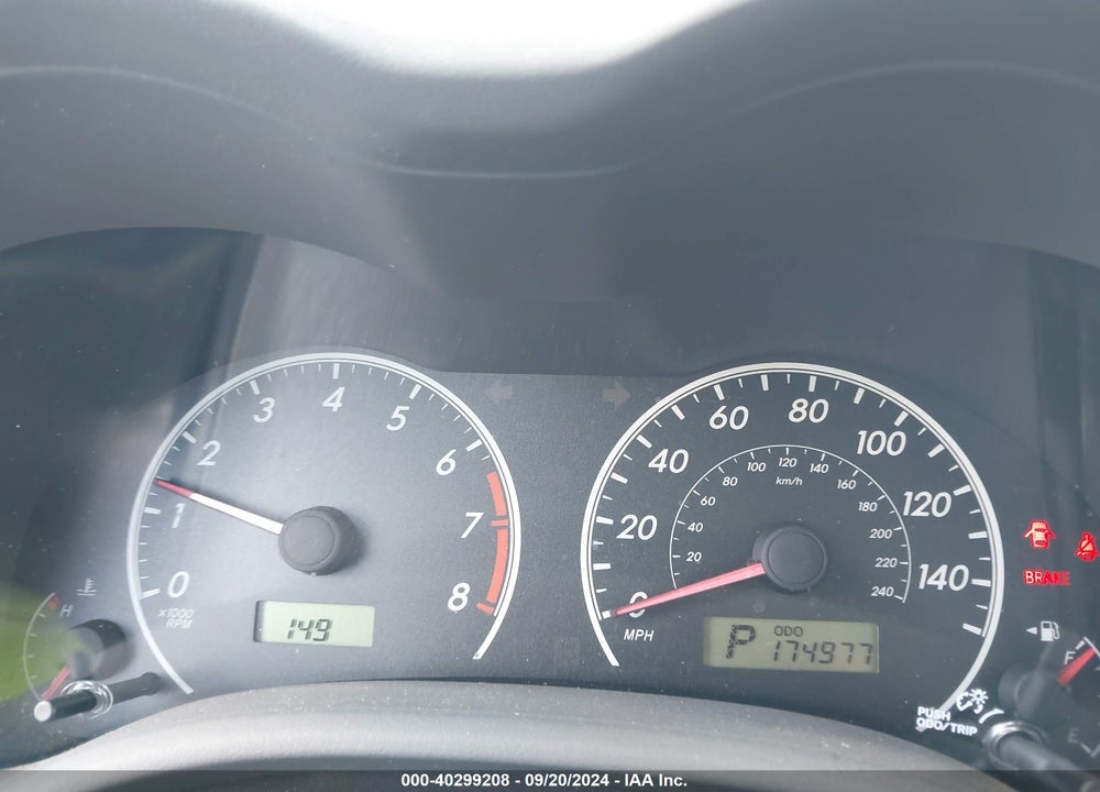 2009 TOYOTA COROLLA LE VIN: 1NXBU40EX9Z001223