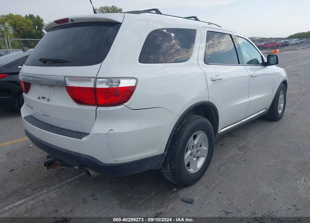 2013 DODGE DURANGO SXT VIN: 1C4RDHAG6DC683588