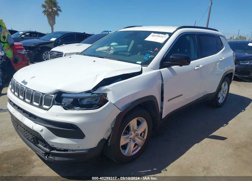 2022 JEEP COMPASS LATITUDE FWD VIN: 3C4NJCBB7NT138003