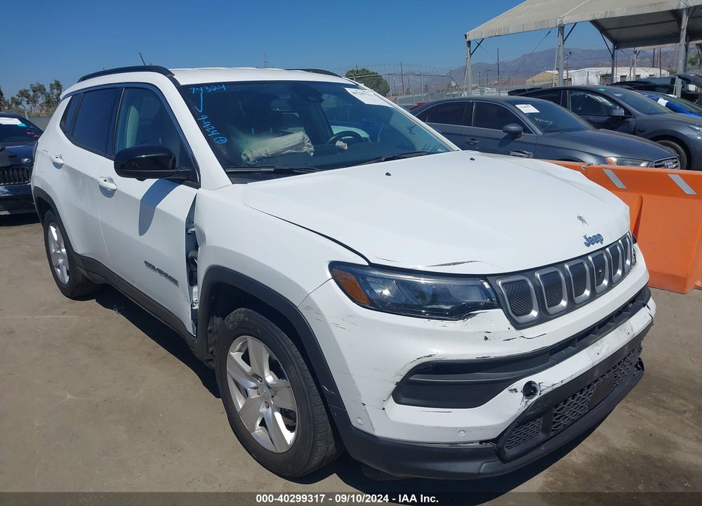 2022 JEEP COMPASS LATITUDE FWD VIN: 3C4NJCBB7NT138003